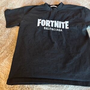 Balenciaga X Fortnite Black Short Sleeve Tee